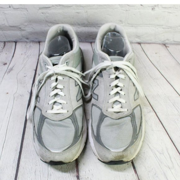 New Balance 990v5 Gray Suede Lace Up Athletic Sneakers Shoes Size 14 EE - Picture 5 of 9